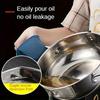 1pc Deep Fryer, Jumi Japanese Tempura Deep Fryer, Stainless Steel Frying Pan With Thermometer, For Frying Beef Patties, Fried Chicken Willow