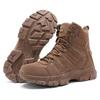Men's Breathable Mid-Top Tactical Hiking Boots - Wear-Resistant, Large Size Military Duty Footwear