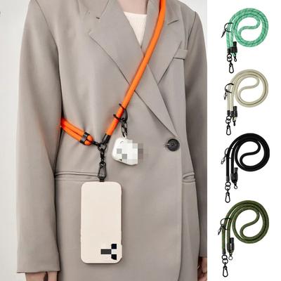 Telefon-Lanyard, verstellbar, 1 cm Durchmesser, für den Außenbereich, universelle Hülle, Crossbody, Schulterkarte, Umhängeband, Clip zum Aufhängen, Anti-Verlust-Handgelenkschlaufe