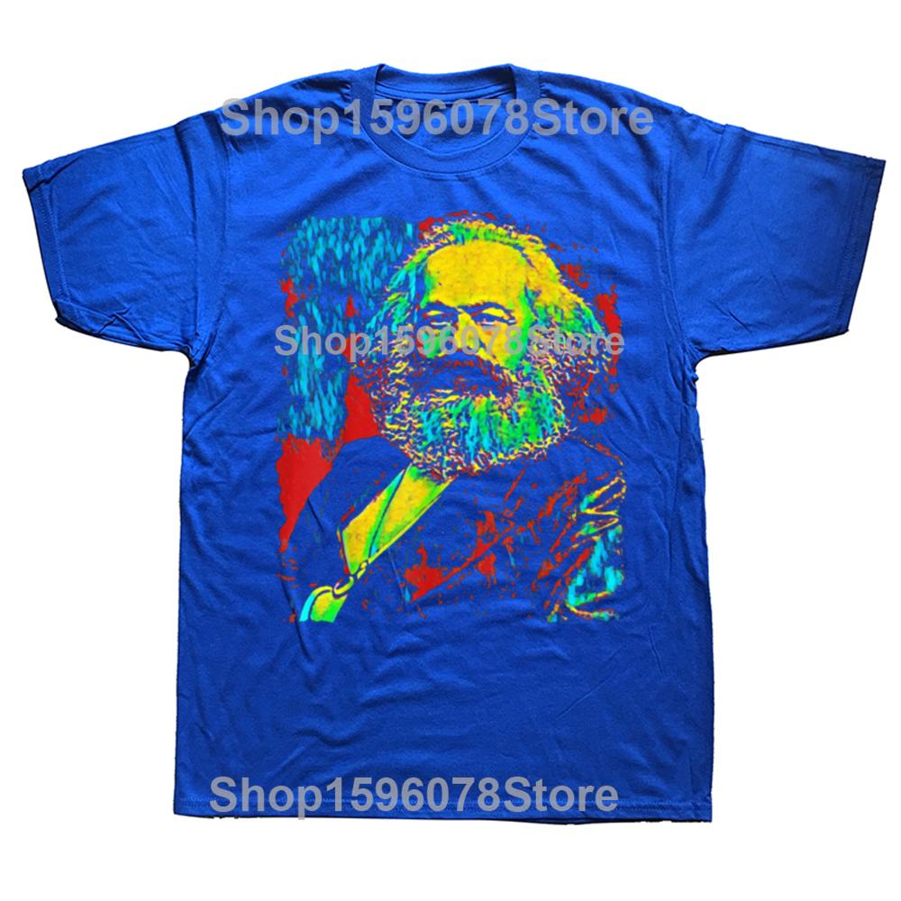 Funny Karl Marx Marxist Marxism Communist Graphic T-shirts Men Women's Fashion Casual Tshirt 100% Cotton Loose Oversized T Shirt
