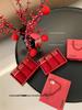 Lucky Gift Box: Men's Red Antibacterial Cotton-Feel Breathable Underwear