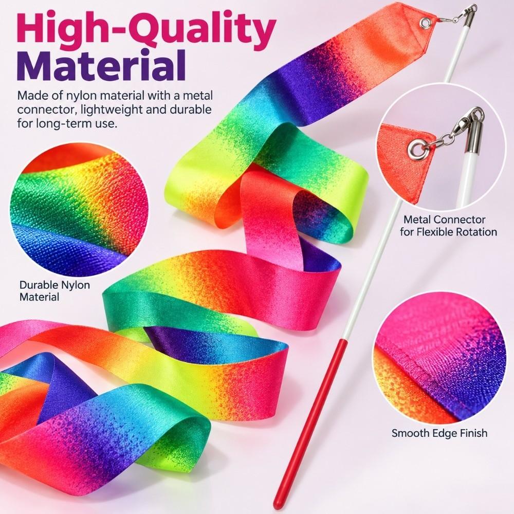 2M/4M/6M Twirling Dance Ribbons Sparkling Performance Props for Dance Accessories/for Art Dances