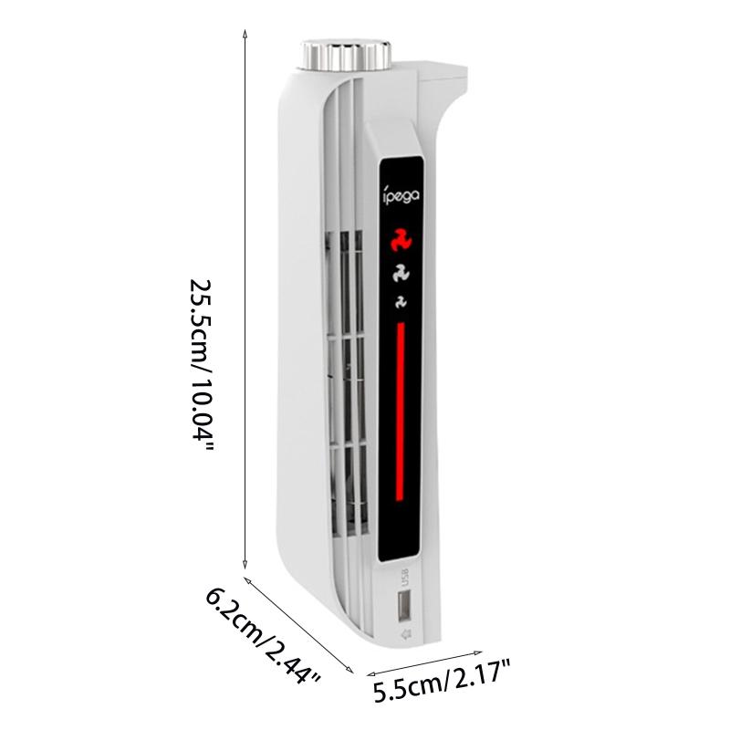 3 Gears Cooling Fan Cooler For   Game Console Accessories Ventilation Refrigeration Support with USB Port