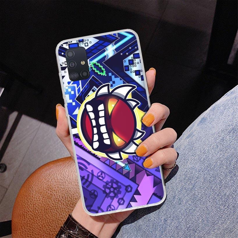 

Geometry Dash Game Phone Case For Samsung Galaxy A52 A32 A22 A12 A51 A31 A50S A30S A20S A10S Note 20 Ultra 10 Plus S10 A72 A71 G Samsung S10