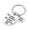 Unique Friendship Keyring Stainless Steel Key Chain Never Fades Or Breaks Birthday Christmas Gift