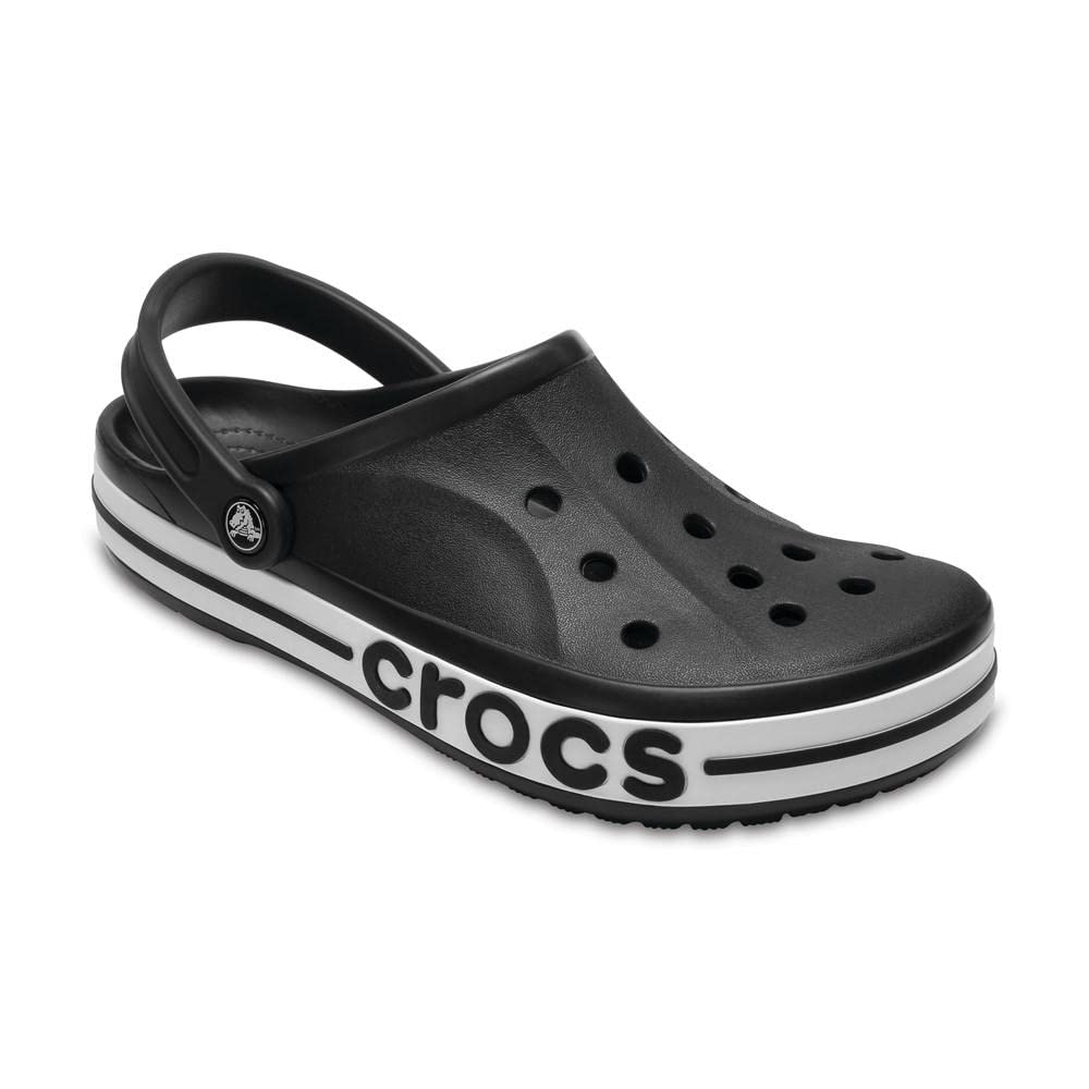 Crocs BAYABAND CLOG SVART/HVIT 27.0CM