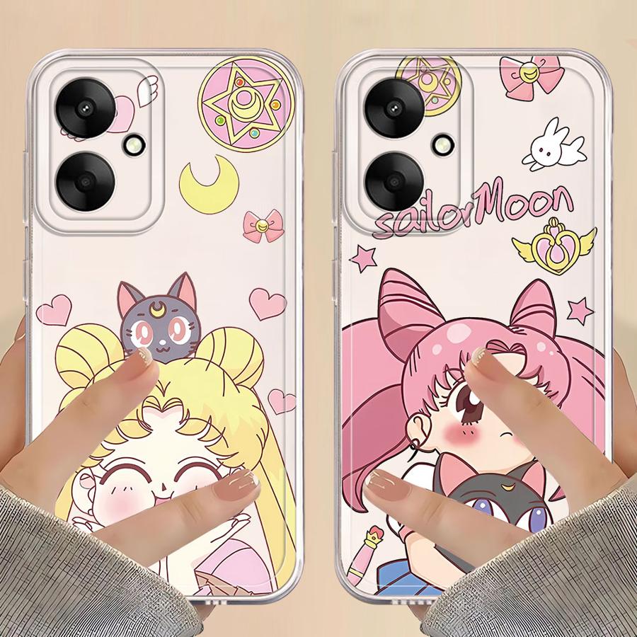 Custodia Anime Sailor Moon per Xiaomi Mi 11T Pro 11 Lite Cover Morbida per Telefono