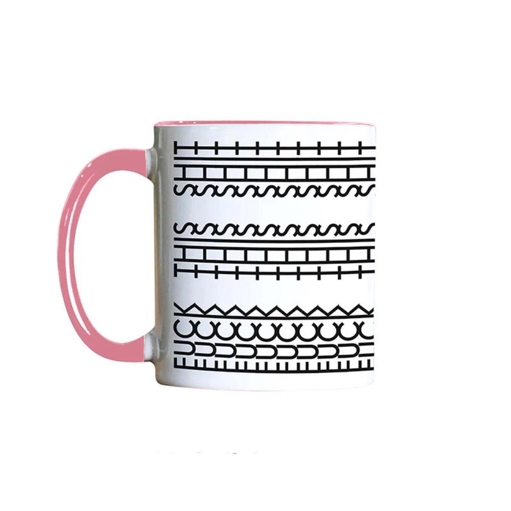 Ergonomic Handle Hidden Message Mug Microwave-Safe Drinking Mug Water Cup Teacup  Gift