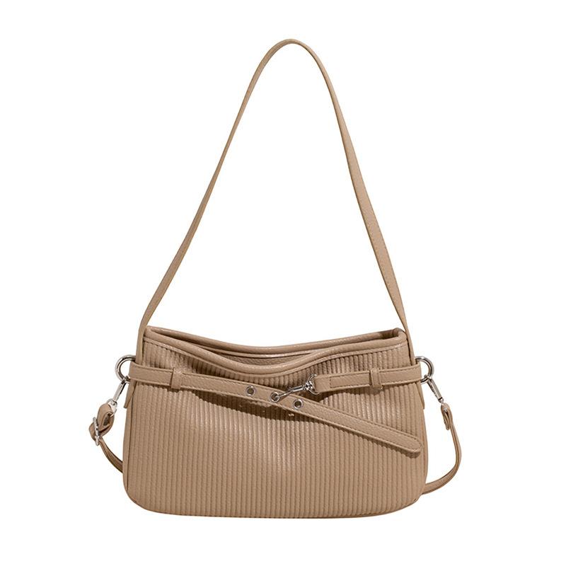 Popular Niche Casual Korean Commuter Versatile Soft Leather Shoulder Bag Fashion High Sense Messenger Tote Bag Women