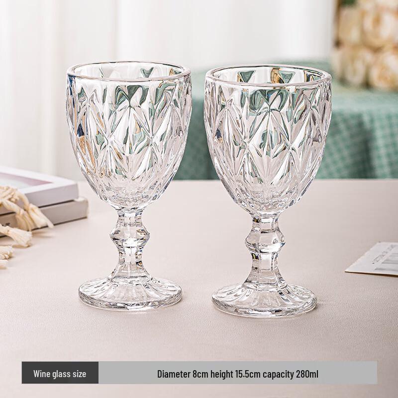 

Винтажный бокал из тисненого стекла Flevence