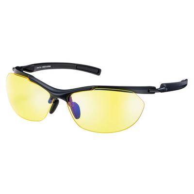 Sports Sunglasses Airless CORE MBK Made In Japan Normal Lens Matte Free Size [SWANS] AMZ-SACR-0111 Black/Yellow (Double-sided Multi)