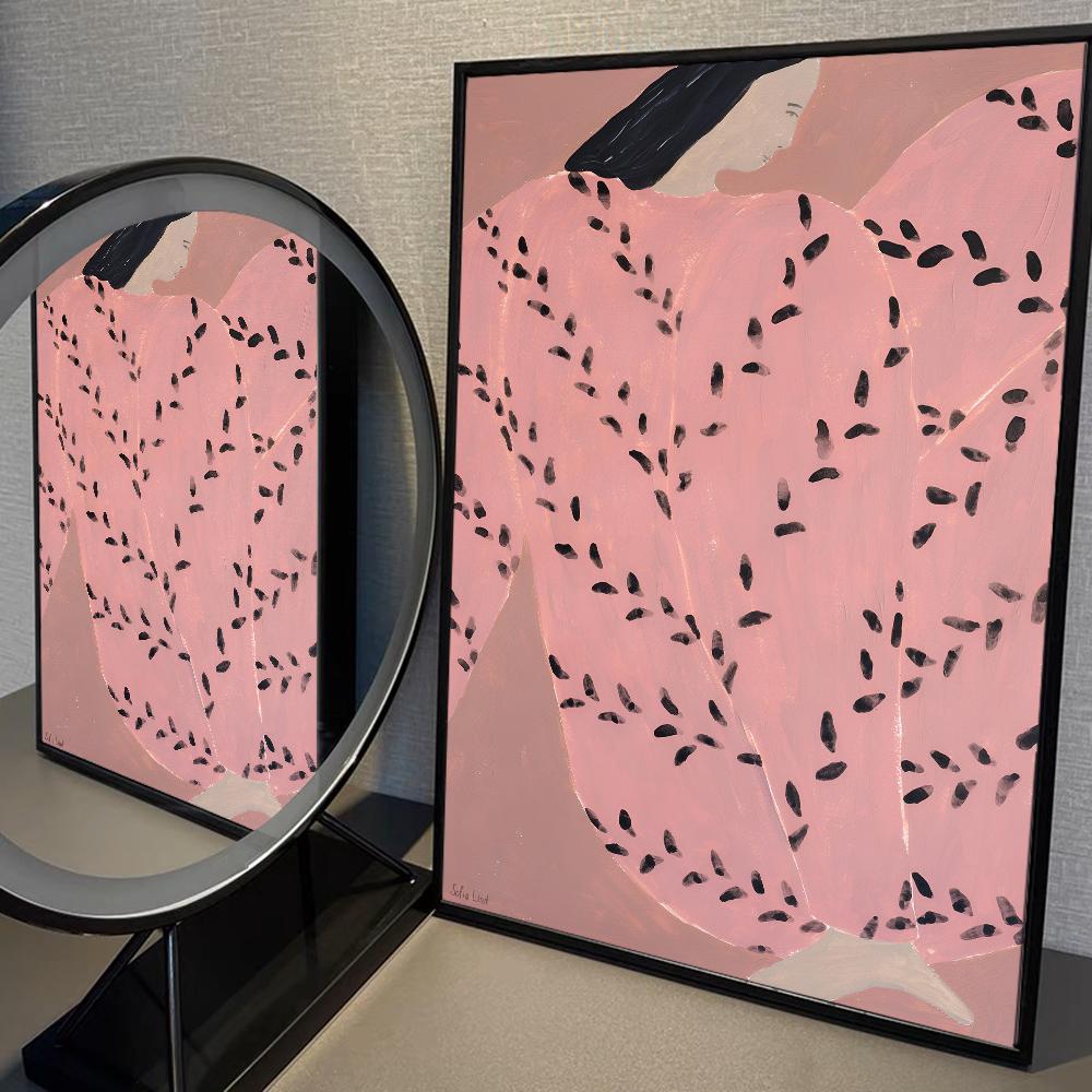 

Абстрактная геометрия линий Кривая Девушка Современные аниме-постеры Липкий Декорасьон Живопись Настенное искусство Белая крафтовая бумага Настенный декор 21cm×30cm NoFrame