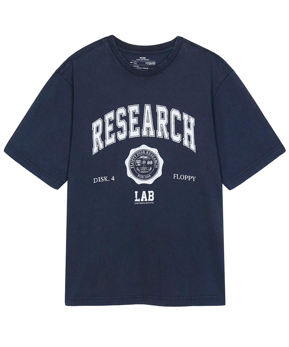Fdr Arch Logo Emblem Short Sleeve Navy S