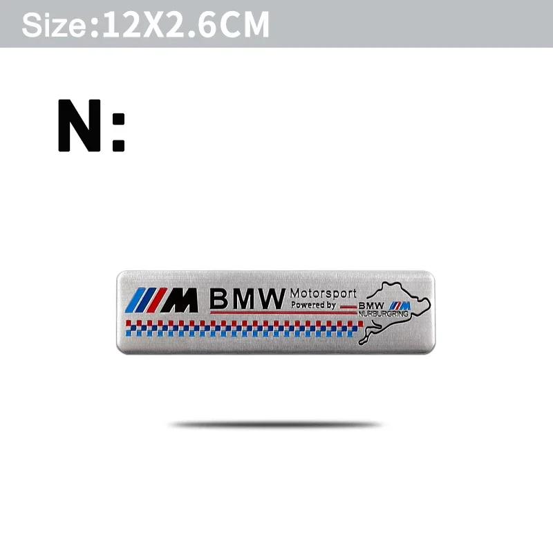 Car Styling Emblem Aluminum Alloy Car Fender Trunk Badge Stickers For BMW Performance E46 E60 E90 E39 E36 X3 X5 X1 X4 X6 X7 E28