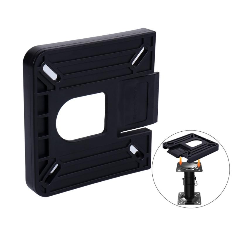 Fast Detachable Boat Seat Mounting Bracket  Fits Multiple Vessels ABS Construction for 7Inch Swivel