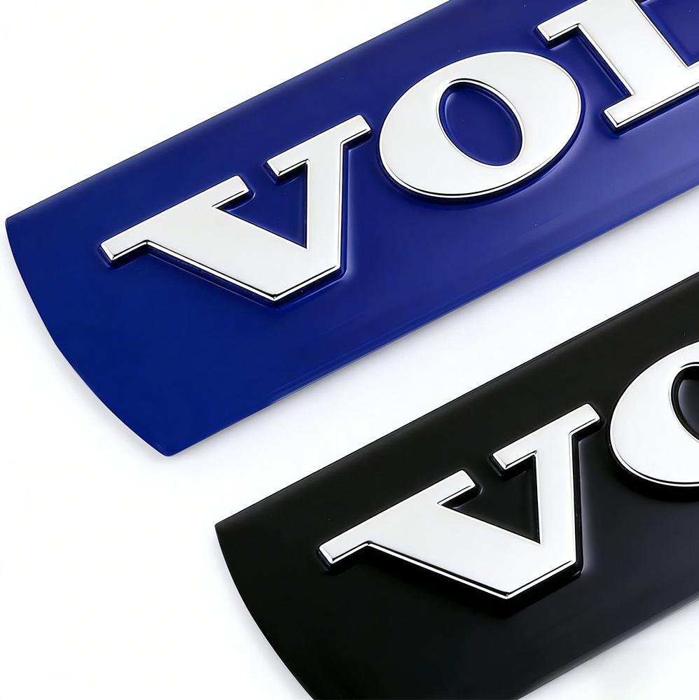 AABBC1 Car Front Hood Grille Sticker Badge Decor Accessories Auto Styling For Volvo RDESIGN XC60 XC90 V60 V40 XC40 V50 S60 V70 C70 XC40