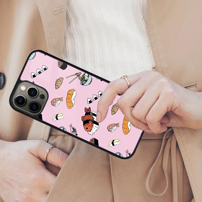 Sushi Food Magnetic Phone Case For APPLE iPhone 17 Air 16 14 13 12 Pro Max 15 Plus Wireless Charge With MagSafe Cover