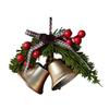 Yousheng Christmas Tree Bell Decoration Bowknot Berry Holiday Ornament DIY Indoor Outdoor Christmas Party Decor