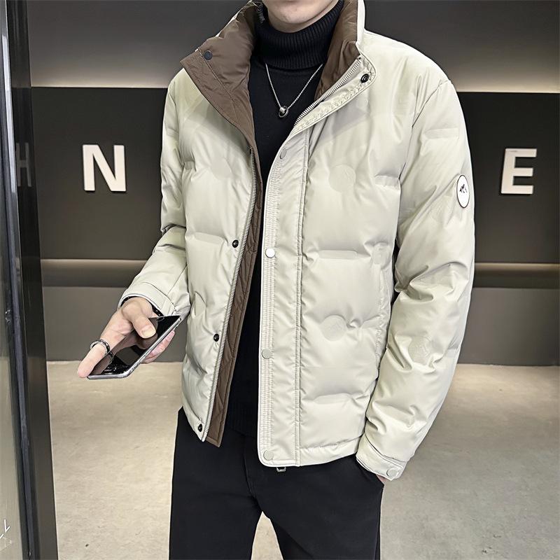 Men's 2025 Winter Lightweight Down Jacket – High-End, Warm, Trendy, Thickened Short Coat for Cold Protection.