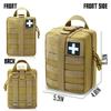 Molle Tactical EMT Medical Travel Pouch 900D First Aid Pouch Utility Rip-Away Ifak Pouch Tactical Backpack Accessory EDC Bags
