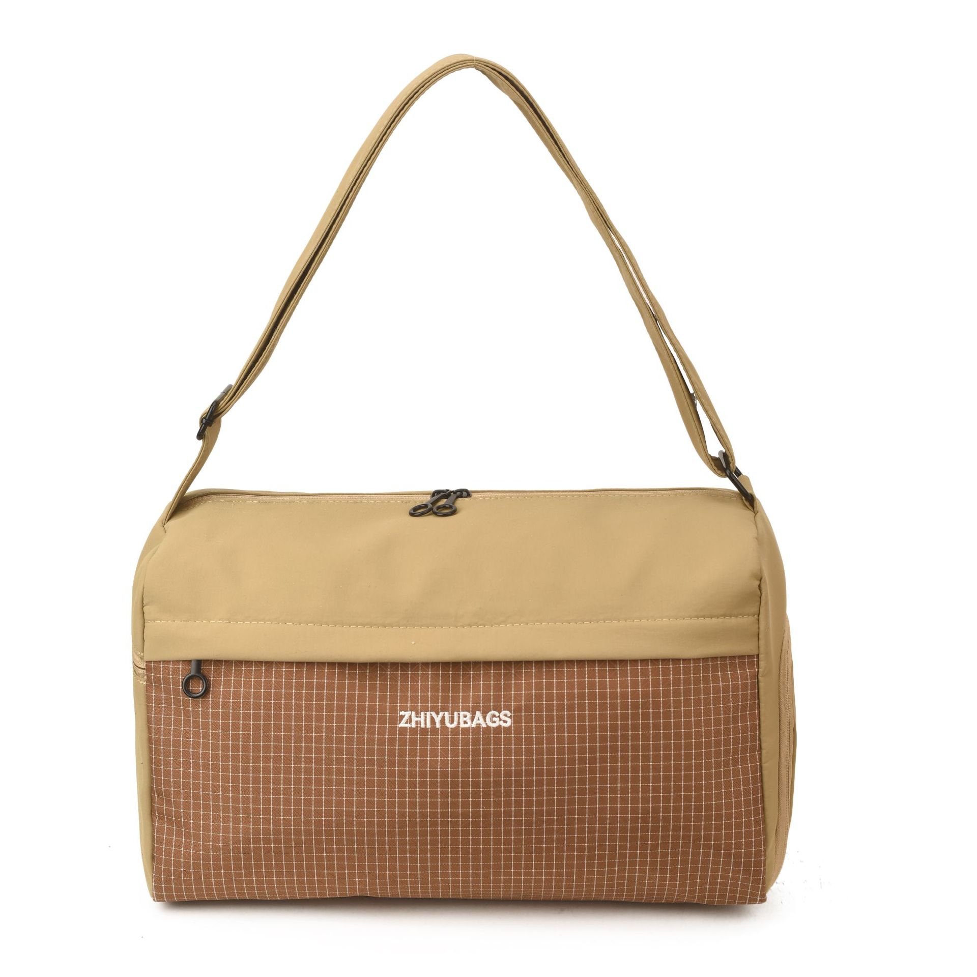 

Travel bag, sports and fitness yoga bag, swimming crossbody lightweight short-trip storage shoulder bag хакі