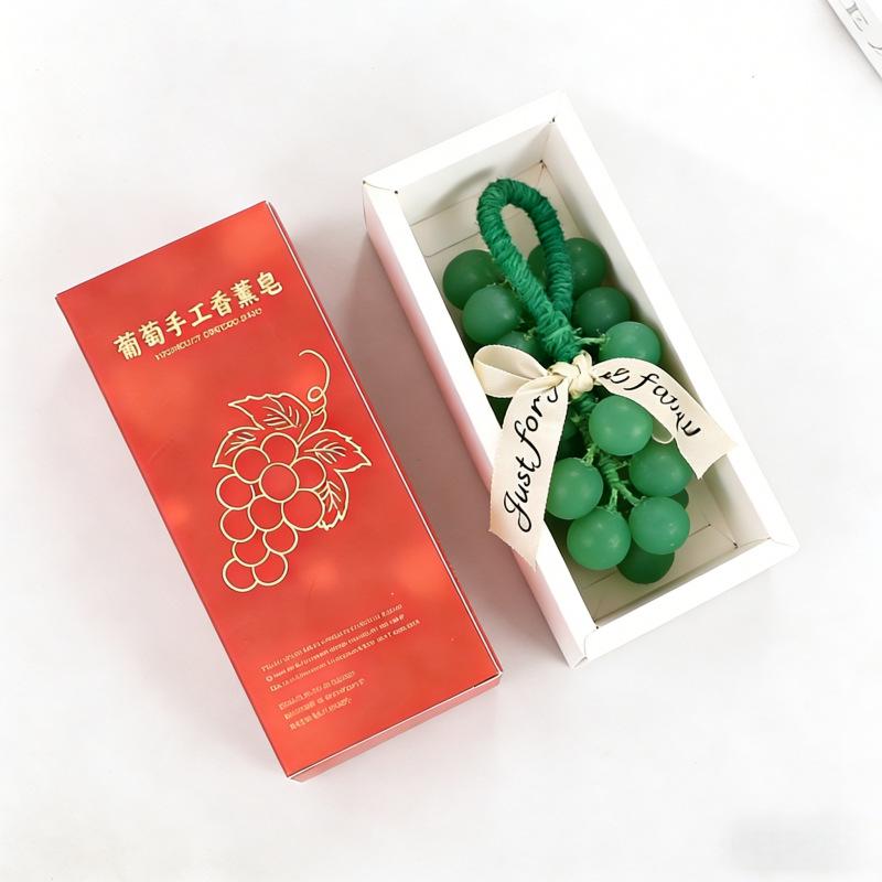 Grape Scent Handmade Soap String - Perfect for Hand and Face Washing, Ideal New Year or Spring Festival Gift, and Annual Meeting Souvenir.