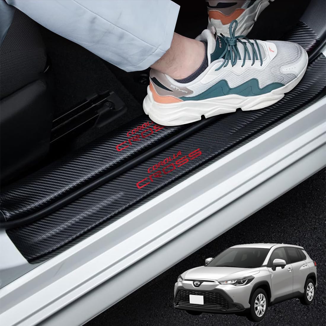 GOODGOODCAR Corolla Cross October 2023 Release Model Only Side Step red красный