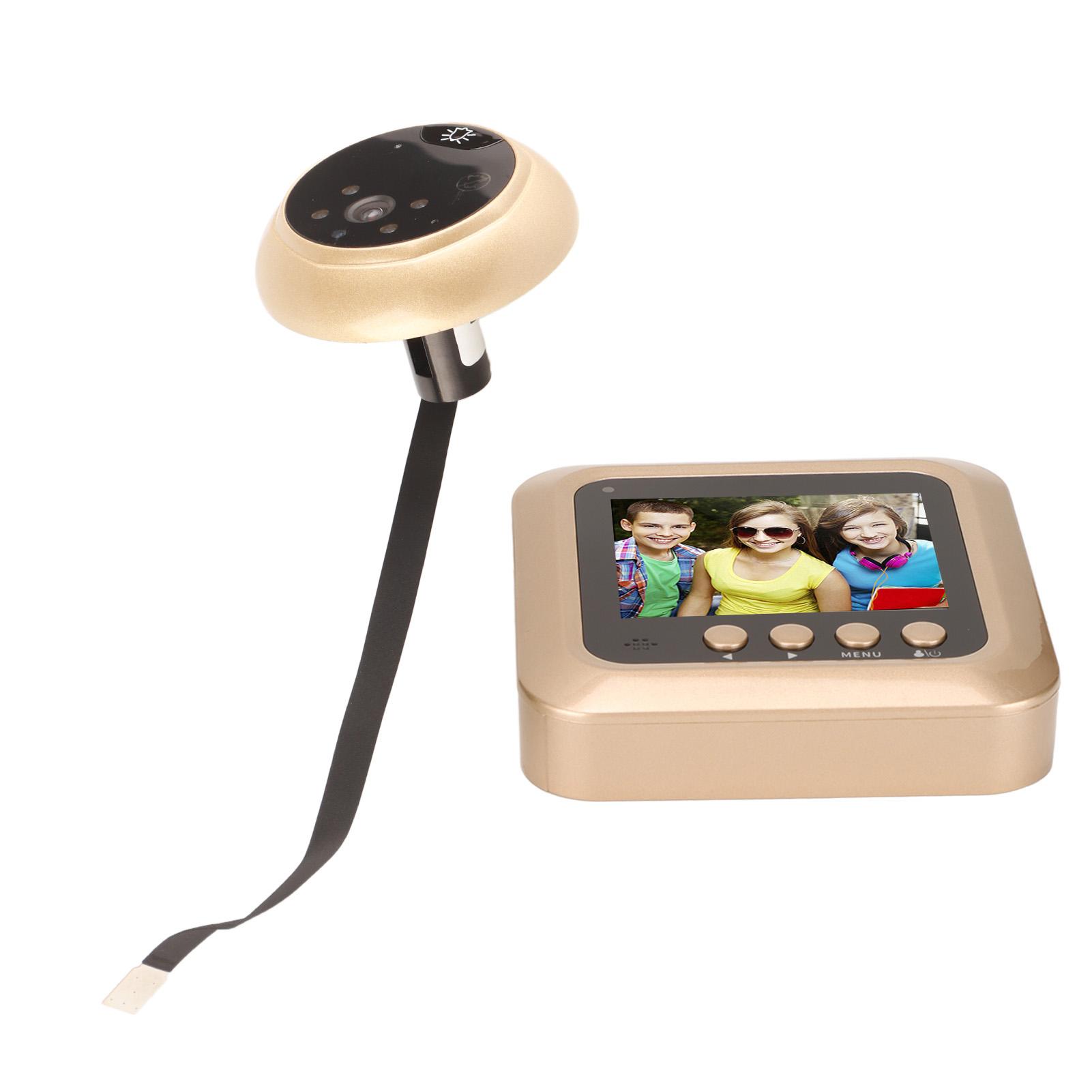 

Home Video Doorbell Security Monitoring Door Viewer Smart Electronic Camera 2.4in