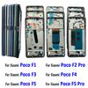 NOVÝ Otestovaný Střední Rám Pouzdra Pro Xiaomi Poco F1 F2 F3 F4 F5 Pro Přední LCD Rám Držák Kryt Střední Rám Kryt Rámeček Díly