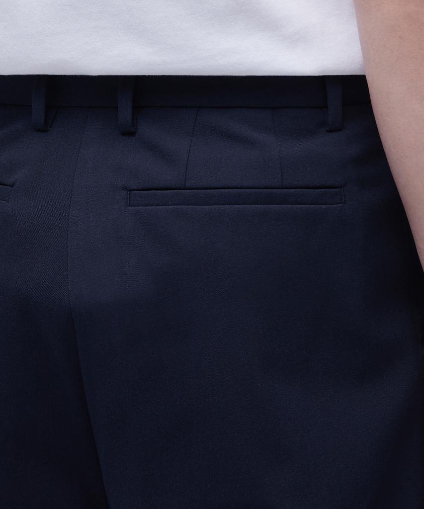 Musinsa Standard Recycle Two-Tuck Wide Hidden Banding Slacks [Navy]