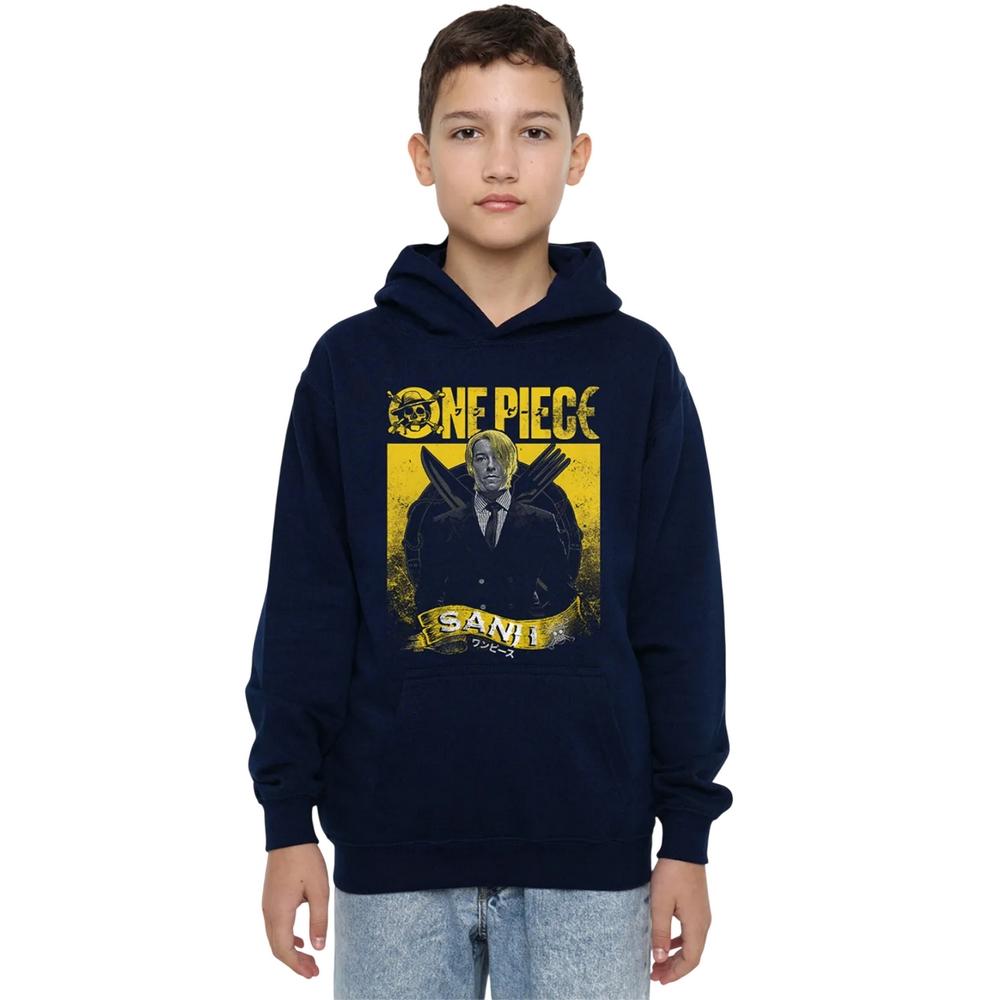 One Piece Live Action Childrens/Kids Sanji Portrait Hoodie
