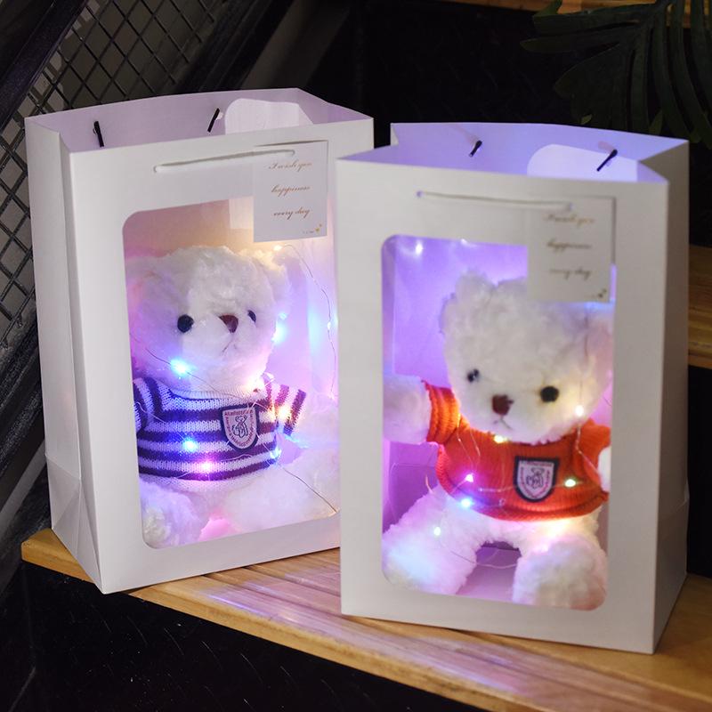 Adorable Teddy Bear Plush Toy - Stuffed Animal Doll for Kids' Birthday Gift