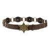 Heart Buckle Waist Belt Punk Chain Heavy Duty Grunge Buckle Modern Waistband Waist Chain Studded Belt