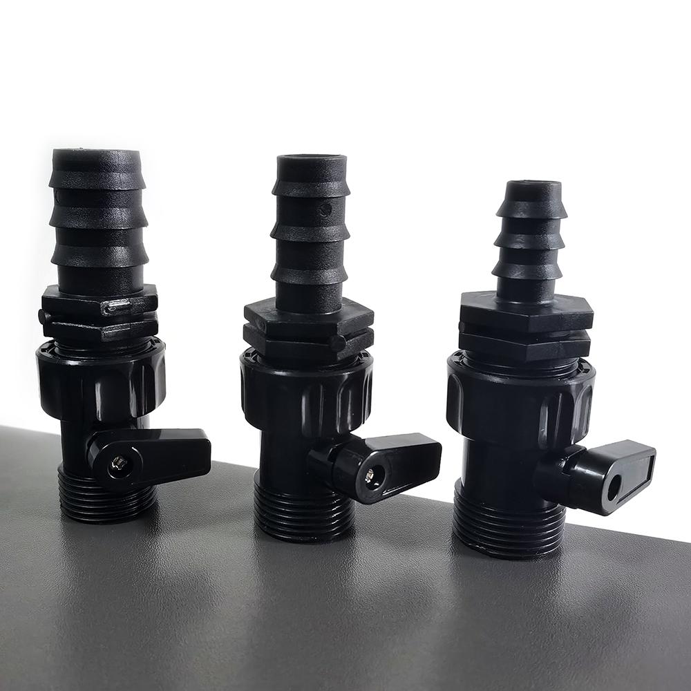 3/4'' Water pipe connector Rainwater bucket faucet Plastic water valve switch Drip irrigation pipe joint Garden irrigation