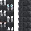 Über-der-Tür Schuh Organizer 24 Atmungsaktive Netzfächer Platzsparendes Hängeregal Für Schuhe Zubehör