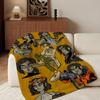 Animation I-Inside J-Job Throw Flannel Throw Blanket, Lightweight Cozy, Durable Washable Cute Cool