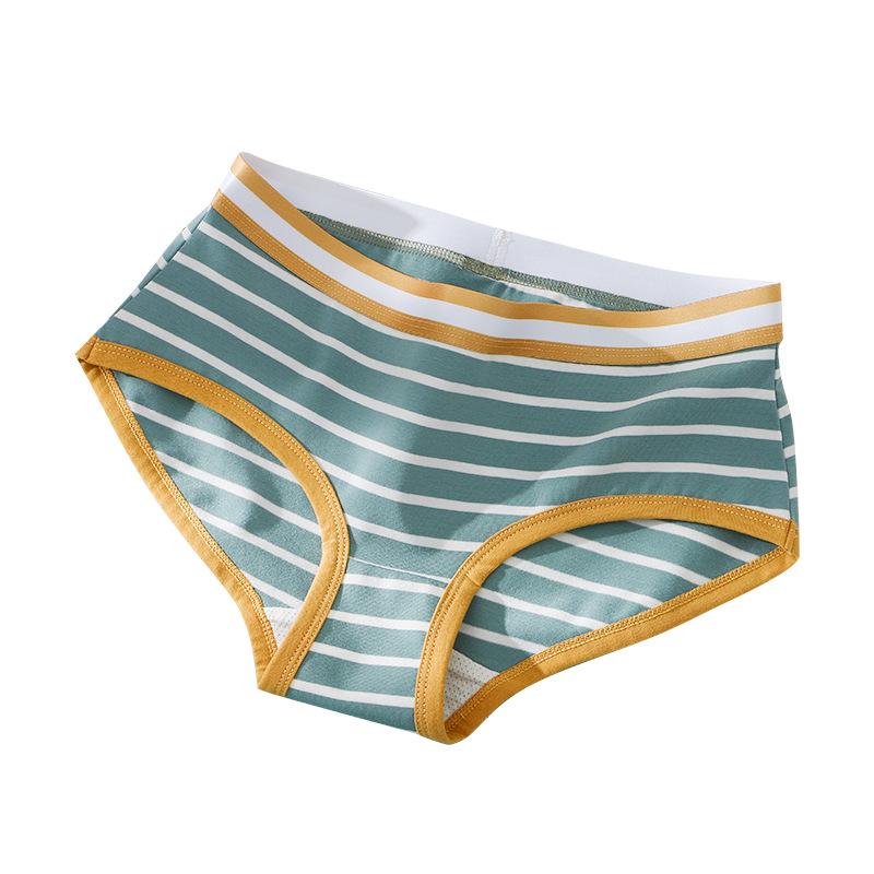 Women's Striped Underwear Women's Triangle Underwear Cotton Women's Plus Size Triangle Underwear