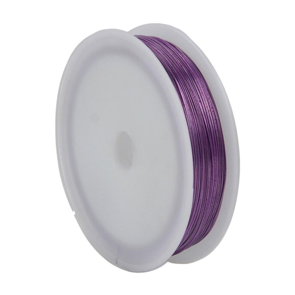 Pet Colored Craft Wire Wire 50M DIY Floral Wire 0.4mm Thin Gauge Flexible Bendable Binding Twist Wire Handcraft Making