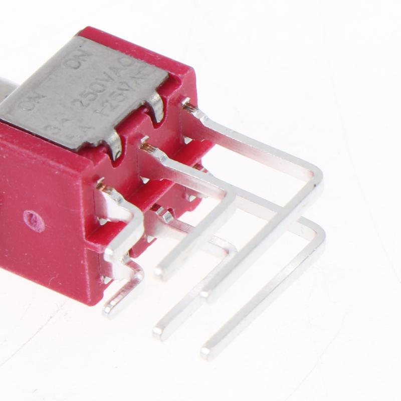 1 Pcs T8019 8021 8301L Vertical Right Angle Pc Thru-Hole Trminal 3A Toggle Switch Salecome T80-T