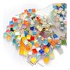 Square Glass Mosaic Tiles Multi-Colored Colorful for Crafters
