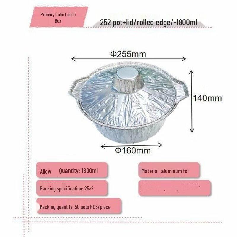ZISIZ Disposable Aluminum Foil Grill Pans with Lids