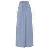 Women's Summer New Wide Leg Pants, Elastic High Waist Long Palazzo Trousers Casual Skirt Pants