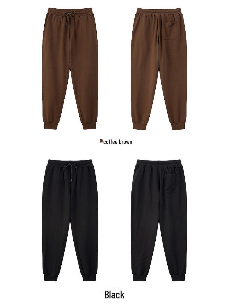 AG35 350g Unisex Velvet Lined Sweatpants for Autumn & Winter