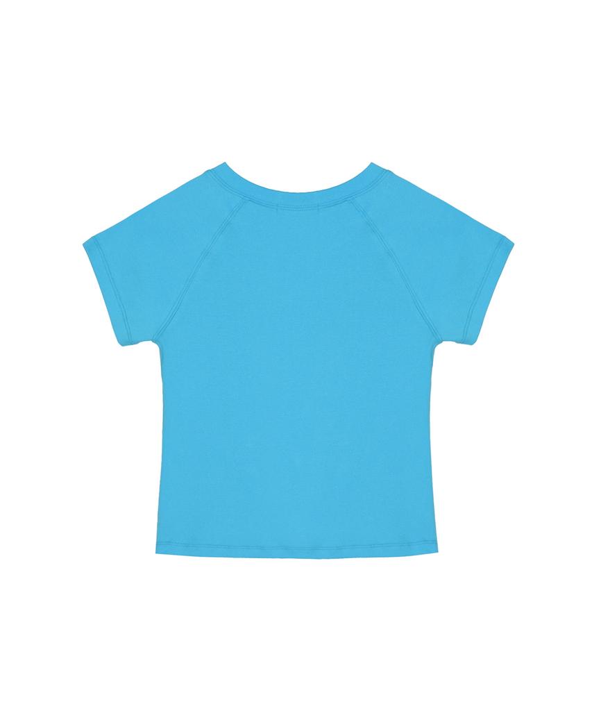 Nigaennikol Soft Raglan Top_Blue