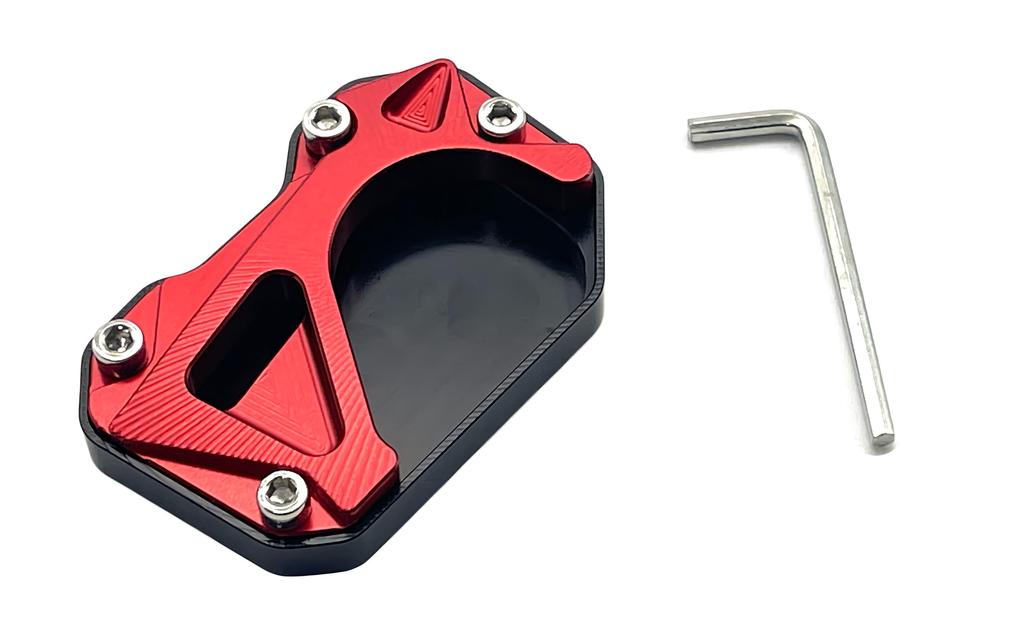 bubulu CC110 Cross Cab Aluminum Side Stand Pad Accessory Kickstand Dress Up Blue Red Gray (Red)