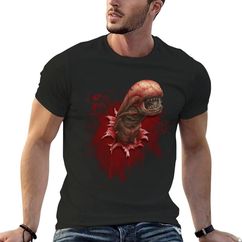 Neuer Chestburster - ALIEN T-Shirt individuelle T-Shirts designen Sie Ihr eigenes T-Shirt für einen Jungen niedliche Oberteile Herren schlichte T-Shirts