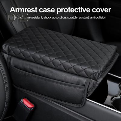 Auto Armlehne Box Pad Komfortable Touch Nicht verformung Anti-scratch Ellenbogen Unterstützung Weiche Schaum Armlehne Pad