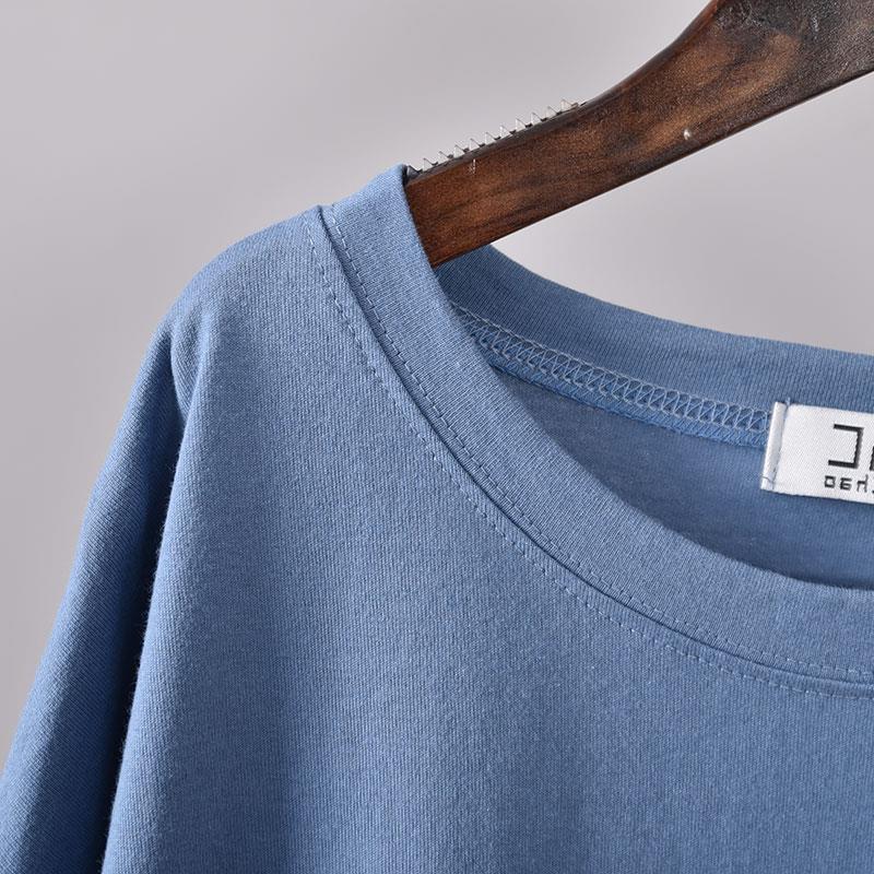 Women's Casual Loose Mid-Length Short-Sleeve T-Shirt