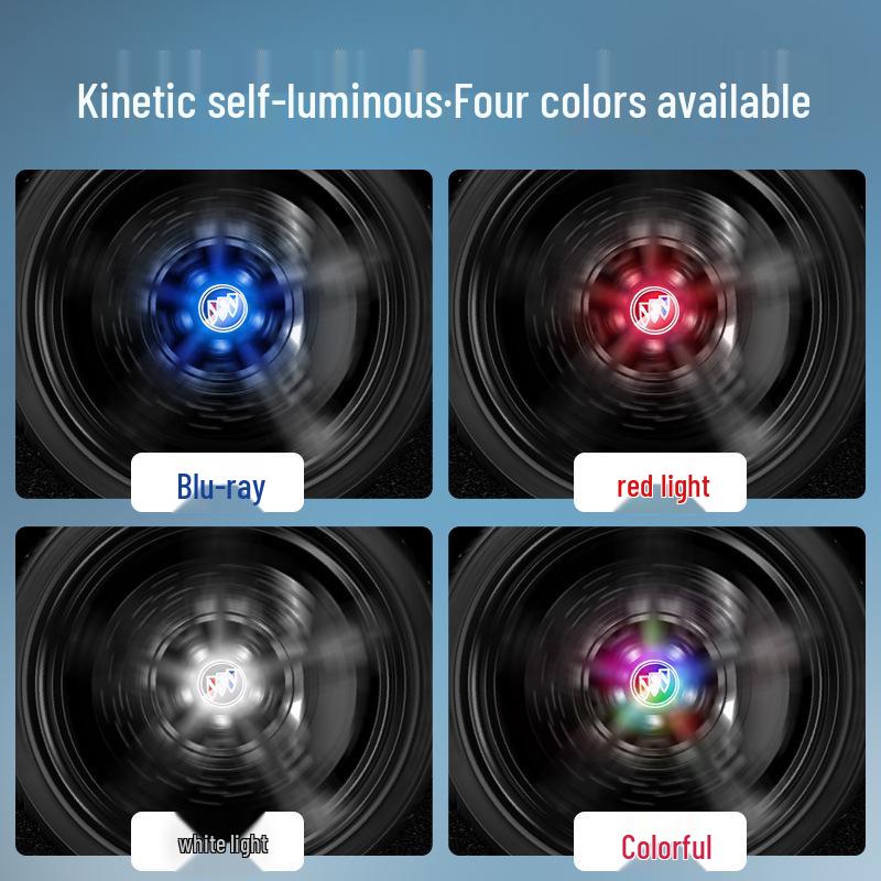 Compatible Magnetic Levitation Hub Lights for Buick: Excelle, Verano, LaCrosse, Enclave, Envision, GL8 - Luminous Tire Lights.