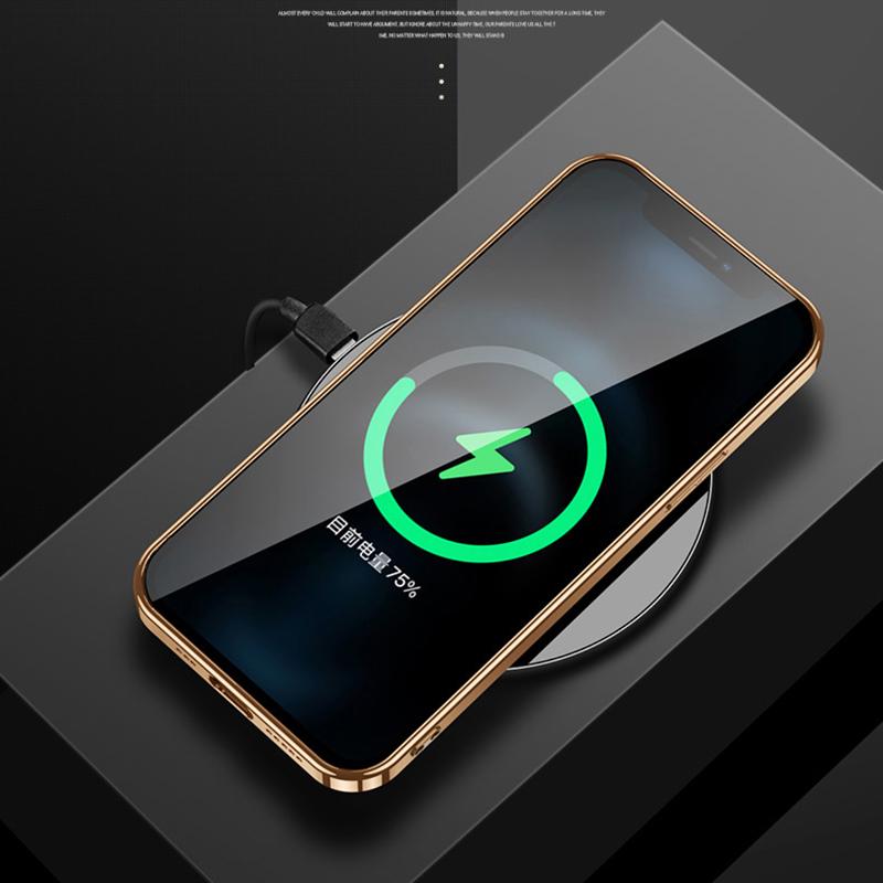 SULADA For iPhone 15 Litchi Texture Electroplating Cover PU Leather+PC+TPU Anti-drop Phone Case